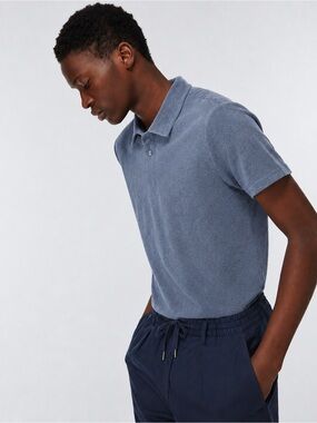 COS Towelling Terry Cloth Polo Shirt